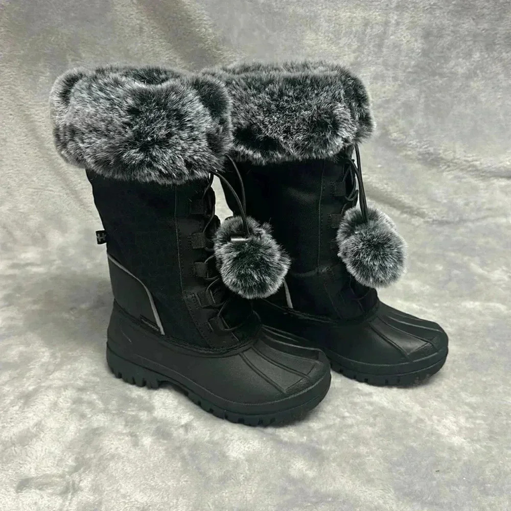 ⭐️ Hot Paws - NWOT - Faux Fur Waterproof Winter Boots. Size 13